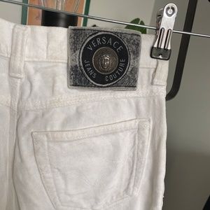 White Versace Jean